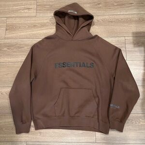 Fear of God Brown Essentials x SSENSE Hoodie